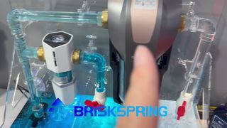 Vedere le prestazioni eccezionali del purificatore d'acqua compatto BriskSpring