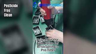 Assemblare la valvola automatica per il prefiltro di Briskspring