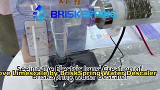 Osservando la creazione del decalcificante per acqua BriskSpring da parte degli ioni elettrici 2