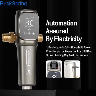 Prefiltro per acqua a rete in acciaio inossidabile 316L con portata elevata 6T/H e controllo touch intelligente