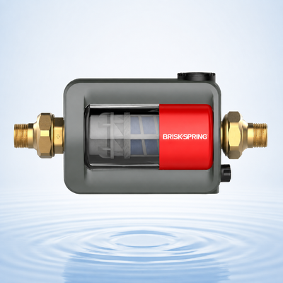 BriskSpring HZ-B-BS 40 micron Prefiltro per sedimenti per tutta la casa con rete in acciaio inossidabile SUS316L e capacità di flusso elevata di 7 T/H
