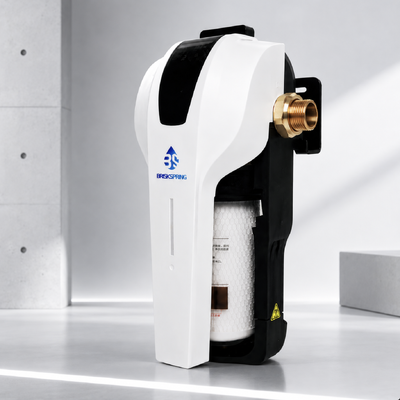 BriskSpring N1-2C-BS Sistema di filtrazione dell'acqua per l'intera casa con filtrazione da 1 a 10 micron e portata di 3 T/h con cartuccia di servizio rapido