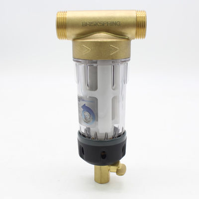 Rotazione giù il Pre-filtro dall'acqua del sedimento con lo Scrapper, sistema riutilizzabile di prefiltrazione di Flushable di 40 micron
