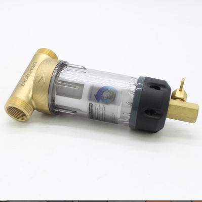 Rotazione giù il Pre-filtro dall'acqua del sedimento con lo Scrapper, sistema riutilizzabile di prefiltrazione di Flushable di 40 micron