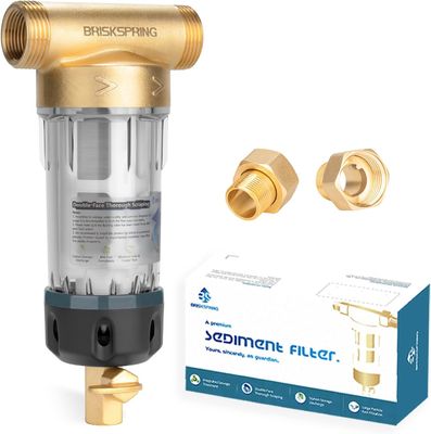 BPA libero 40 micron Spin Down Sediment Filter Prevenire la scala e la corrosione