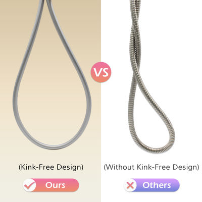 Tubo di doccia super morbido anti-torsione flessibile