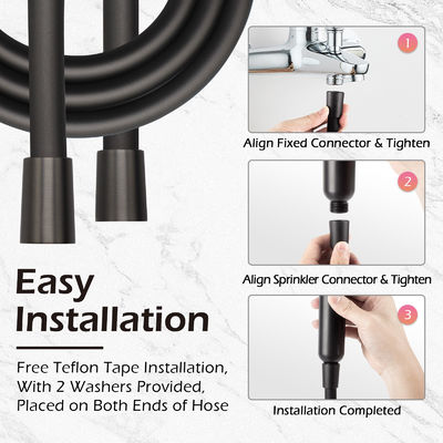 Tubo di doccia super morbido anti-torsione flessibile