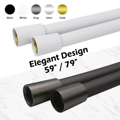 Super Soft Extra Long Kink-Free Silicone Handheld Tubo della doccia Estensione 360 gradi rotazione libera