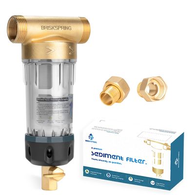 Sistema di prefiltraggio dei sedimenti a spin-down BriskSpring per la filtrazione di tutta la casa