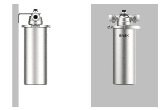 Pre-filtro di filtrazione da 5 micron in acciaio inossidabile con valvola manuale di sollevamento della pressione