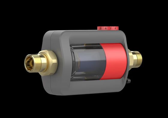 Auto backwash Spin Down Sediment Filtro idrico orizzontale con design facile da pulire
