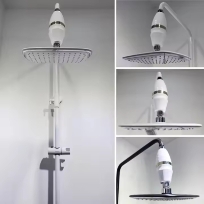 Addolcitore d'acqua compatto ad alta efficienza per uso domestico Design elegante Soluzione per la prevenzione della formazione di calcare Facile installazione