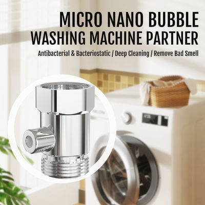 Ugello a micro-nano bolle in ottone lucido, generatore di micro-nano bolle per lavatrice
