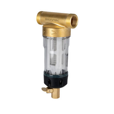 Filtro sedimenti a controlavaggio riutilizzabile di alta gamma con pulizia profonda a raschiatura bifacciale per uso domestico completo