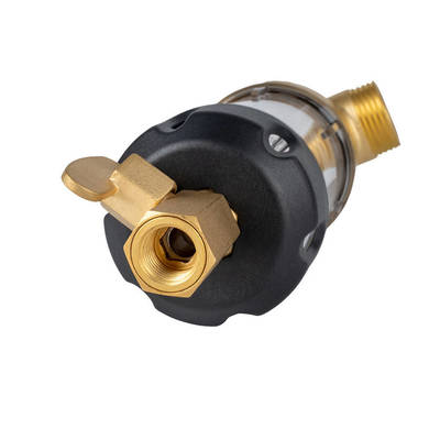 Filtro sedimenti a controlavaggio riutilizzabile di alta gamma con pulizia profonda a raschiatura bifacciale per uso domestico completo