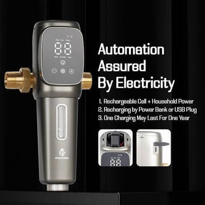 Smart Timer Automatic Backwash Water Pre Filter con filtro di 40-300μm SUS 316L in acciaio inossidabile e portata di 6T/H