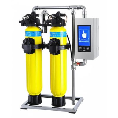 Smart Timer Automatic Backwash Water Pre Filter con filtro di 40-300μm SUS 316L in acciaio inossidabile e portata di 6T/H