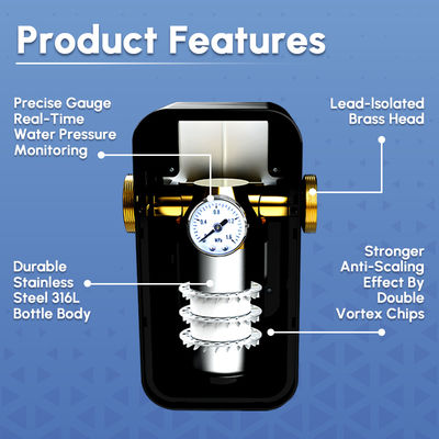 Discaler per acqua inibitore a scala antibatterica con tecnologia SAAS per uso domestico