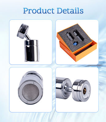 Prolunga rubinetto a micro nano bolle rotante a 360° con cento miliardi di bolle per litro e diametro delle bolle di 0,001-0,1 mm per una pulizia profonda ad alta efficienza