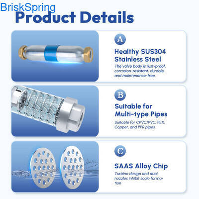Descaler ad alta efficienza SAAS Turbo Chip con portata di 5 T/H e certificazione NSF per sistemi idrici per tutta la casa
