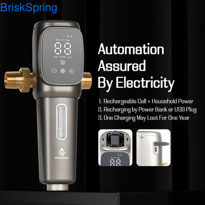 Prefiltro automatico completo, filtro per sedimenti intelligenti, prefiltro per l'acqua di tutta la casa con lavaggio automatico per la protezione dell'impianto idraulico