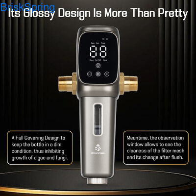 Prefiltro automatico completo, filtro per sedimenti intelligenti, prefiltro per l'acqua di tutta la casa con lavaggio automatico per la protezione dell'impianto idraulico