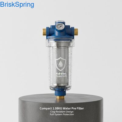 Compact 1.08KG Water Pre Filter with Clog-Resistant Design and Full-System Protection (Filtro per l'acqua compatto da 1.08KG con design resistente al blocco e protezione completa del sistema)