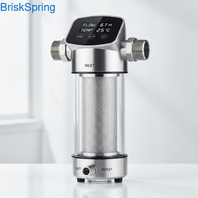 Prefiltro ad alta portata 6T H 316L in acciaio inossidabile per tutta la casa con controllo tattile