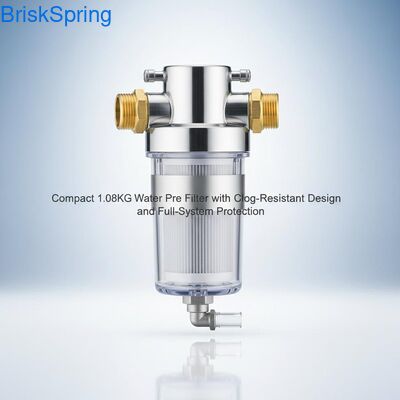 Compact 1.08KG Water Pre Filter with Clog-Resistant Design and Full-System Protection (Filtro per l'acqua compatto da 1.08KG con design resistente al blocco e protezione completa del sistema)