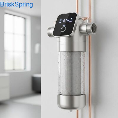 Prefiltro ad alta portata 6T H 316L in acciaio inossidabile per tutta la casa con controllo tattile