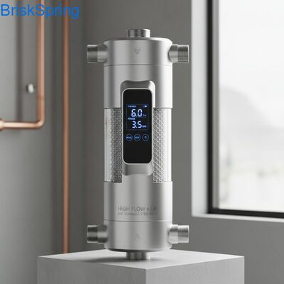 Prefiltro ad alta portata 6T H 316L in acciaio inossidabile per tutta la casa con controllo tattile