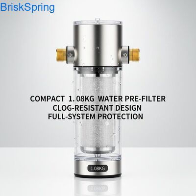 Compact 1.08KG Water Pre Filter with Clog-Resistant Design and Full-System Protection (Filtro per l'acqua compatto da 1.08KG con design resistente al blocco e protezione completa del sistema)