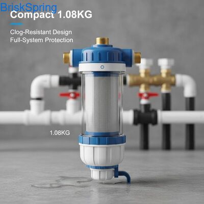 Compact 1.08KG Water Pre Filter with Clog-Resistant Design and Full-System Protection (Filtro per l'acqua compatto da 1.08KG con design resistente al blocco e protezione completa del sistema)