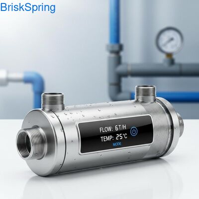 Prefiltro ad alta portata 6T H 316L in acciaio inossidabile per tutta la casa con controllo tattile