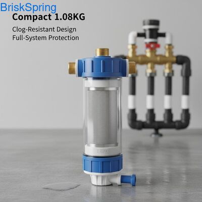 Compact 1.08KG Water Pre Filter with Clog-Resistant Design and Full-System Protection (Filtro per l'acqua compatto da 1.08KG con design resistente al blocco e protezione completa del sistema)