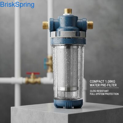Compact 1.08KG Water Pre Filter with Clog-Resistant Design and Full-System Protection (Filtro per l'acqua compatto da 1.08KG con design resistente al blocco e protezione completa del sistema)