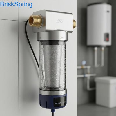 40 micron Prefiltro di acqua completamente automatico riutilizzabile per la rimozione dei sedimenti in tutta la casa