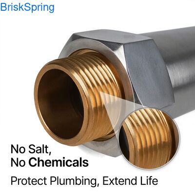 Climatizzatore di acqua senza sale per tutta la casa. Prevenzione a scala eco-compatibile per una pelle, capelli e elettrodomestici più sani.