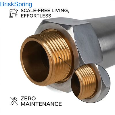 Climatizzatore di acqua senza sale per tutta la casa. Prevenzione a scala eco-compatibile per una pelle, capelli e elettrodomestici più sani.