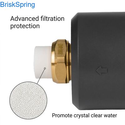 Disincrostante per acqua con inibizione del calcare fisico esente da manutenzione per impianti termali e sistemi di filtrazione