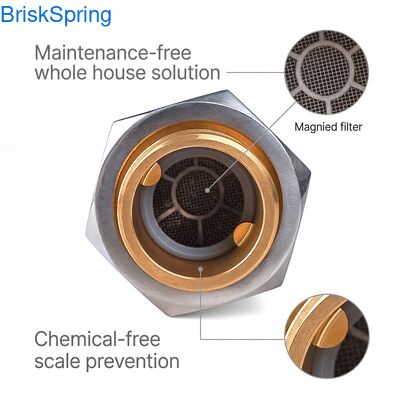 Sistema avanzato di acqua dura senza sale: scaldatore e condizionatore senza sostanze chimiche per il controllo della scala senza manutenzione