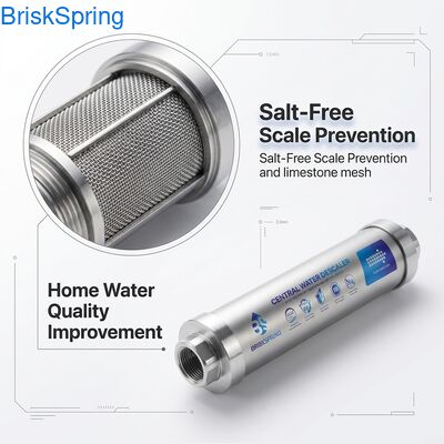 Sistema disincrostante per acqua senza sale: ferma il calcare, prolunga la vita degli elettrodomestici e migliora l'efficienza idrica (senza prodotti chimici)