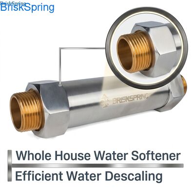 Addolcitore per acqua da 1" per tutta la casa, portata 1-2 tonnellate/ora, materiale SS304