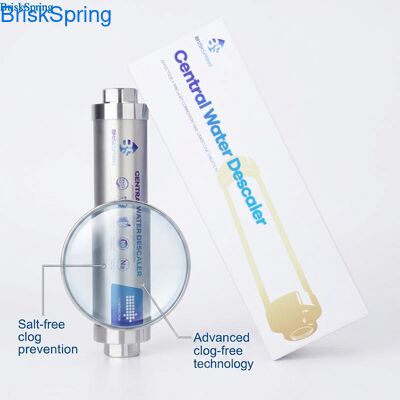 Ammorbiditore d'acqua anti-intasamento privo di sale con materiale resistente alla corrosione sicuro e durevole