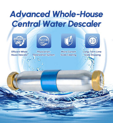 Descaler fisico senza sale con design in linea compatto per il controllo di scala di tutta la casa - non è necessaria elettricità