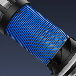 Filtro autopulente a turbinamento da 22 GPM con filtrazione da 40 µm e controlavaggio automatico per la prefiltrazione dell'acqua dell'intera casa