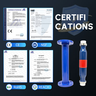 G400 DN40 Addolcitore Commerciale Flangiato per Acqua con Polarizzazione Ionica Fisica Pura e Chip Multi-Lega SAAS/IPSE