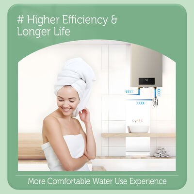 Inibitore di calcare per acqua commerciale BriskSpring T5-M7-BS con rete SUS316 da 40 micron, cartuccia sostituibile e portata di 30 L/min