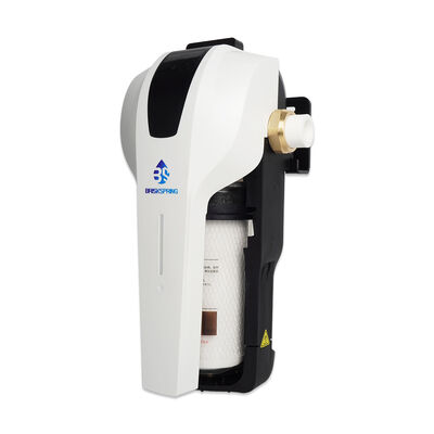 Purificatore d'acqua intelligente compatto per tutta la casa con flusso elevato di 15 L/min, cartuccia a cambio rapido e promemoria intelligente per la sostituzione del filtro