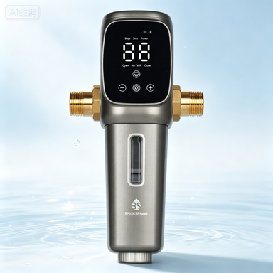 Prefiltro idrico completamente automatico per tutta la casa con filtrazione di precisione di 40 micron e maglia in acciaio inossidabile SUS 316L
